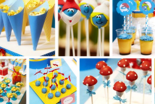 Décoration Schtroumpf