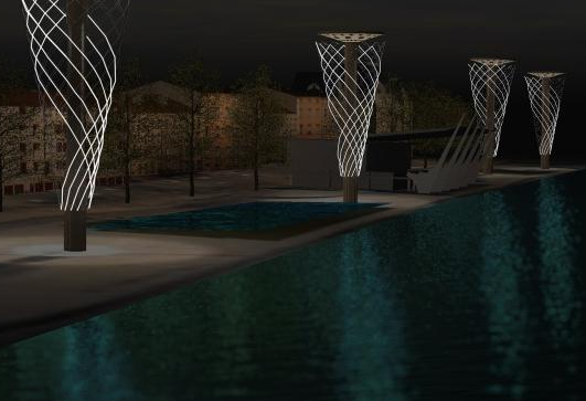 Caprice - Piscines du Rhône - Fête des Lumières 2016