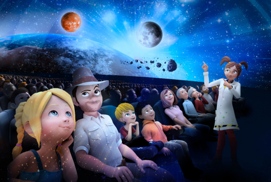 Vulcania - Intérieur planétarium (visuel promotionnel)