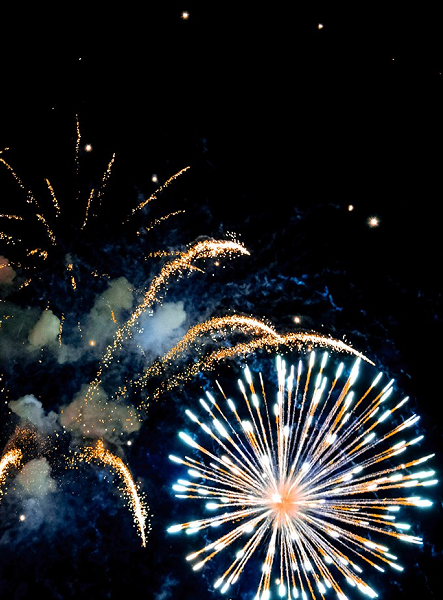 Fête Nationale à Lambersart : Feu d'artifice