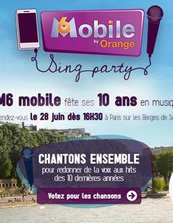 Jeu  concours M6 Mobile.