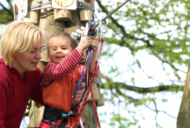 Parc Aventure Davy Crockett en famille