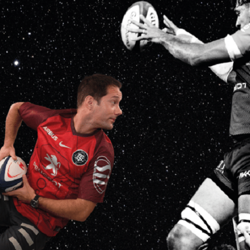 Expo Espace et rugby à la Cité de l'espace