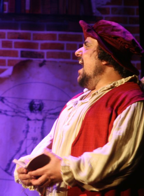 Le voyage de Léonard à la Comédie de Paris : Léonard crie