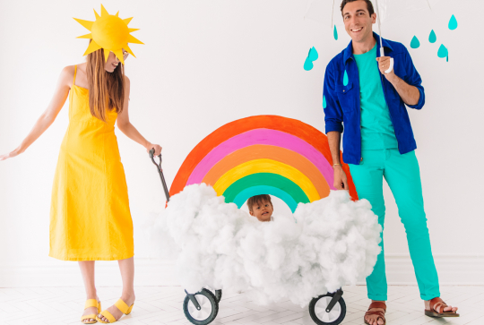 Déguisement famille météo