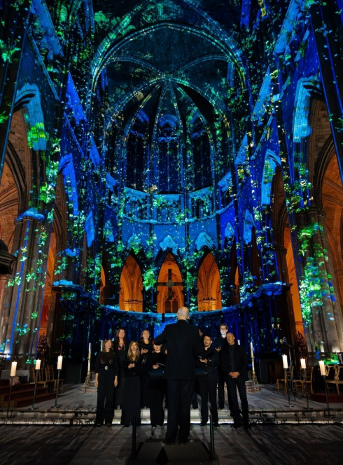 Luminiscence dans la Cathédrale de Bordeaux - choeurs