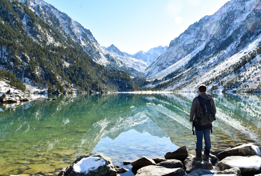 Cirque de Gavarnie : Un lac au milieu des montagnes