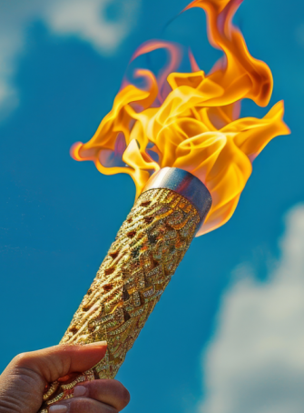 La flamme olympique arrive à Rennes