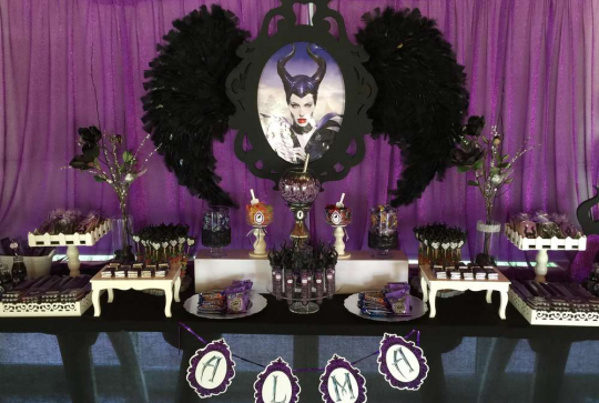 Organisez un anniversaire thème Maléfique pour votre enfant