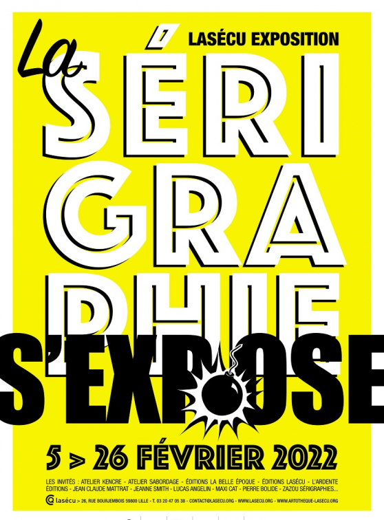 Affiche "La sérigraphie s'explose"