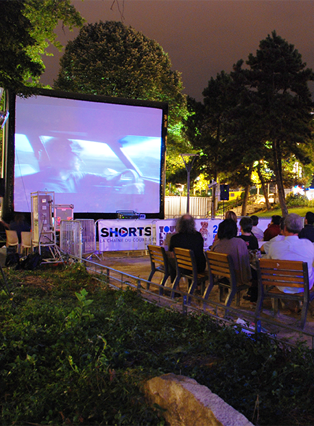 Cinéma plein air avec Nuées d'images