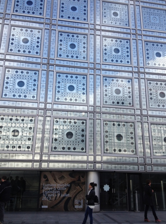 Façade de l'Institut du Monde Arabe
