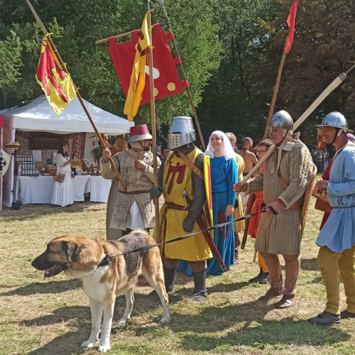 Village médiéval par l'Association Souda Avernhat