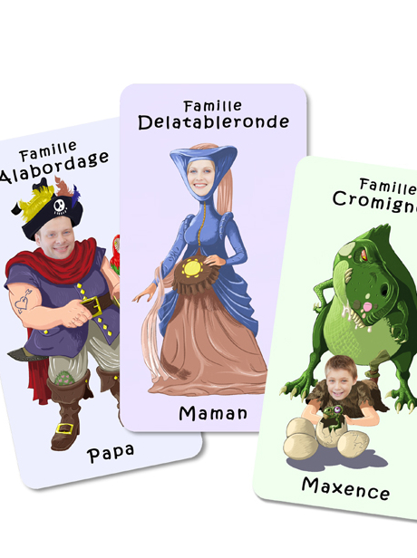 Cartooneo jeu des 7 familles
