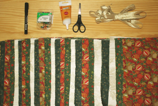 Matériel : calendrier de l'avent, étape 1