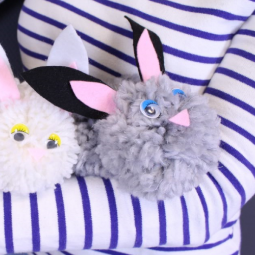 Tuto Pâques avec des pompons