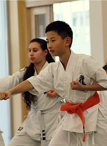 Cours de karaté pour enfants