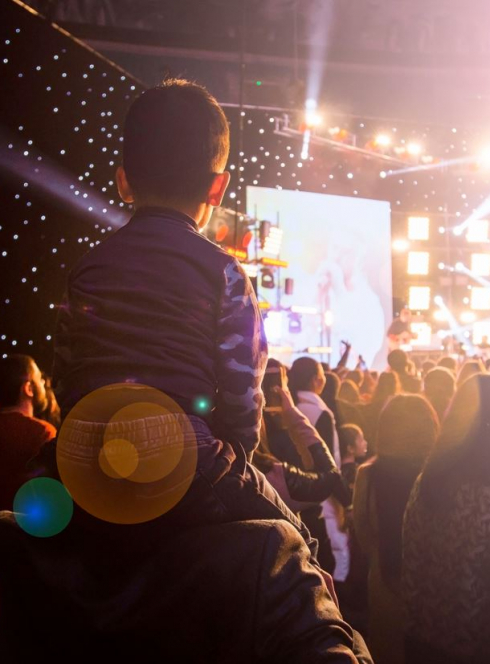 Image concert avec un enfant Grand Bal Swing