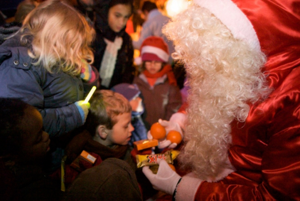 Distribution de sucreries