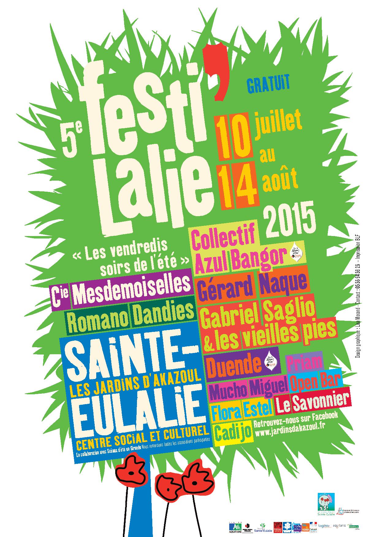 Festi'lalie 2015, fête, ateliers et spectacles en famille à Sainte