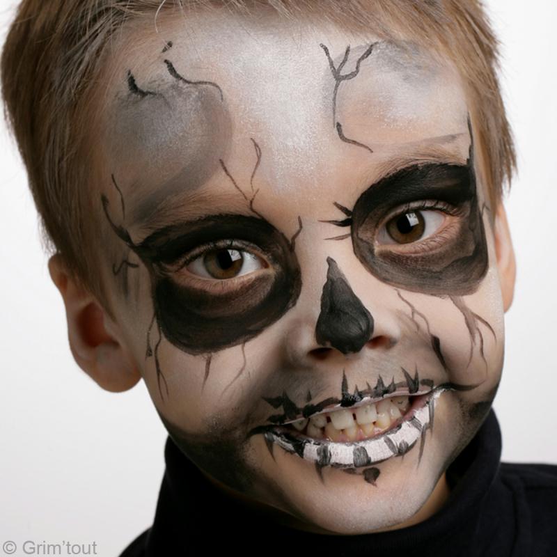 Maquillage facile pour Halloween pour fille et pour garçon